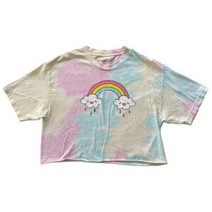 Fifth & Sun women’s Graphic cropped t shirt in large